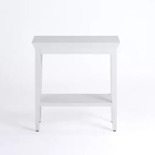 Kirklands Home Accent & End Tables|Wood Marlee Side Table White