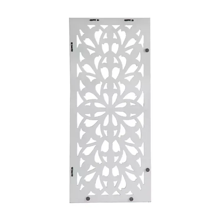 Kirklands Home Wall Plaques|Wood Medallion August Wall Plaque White