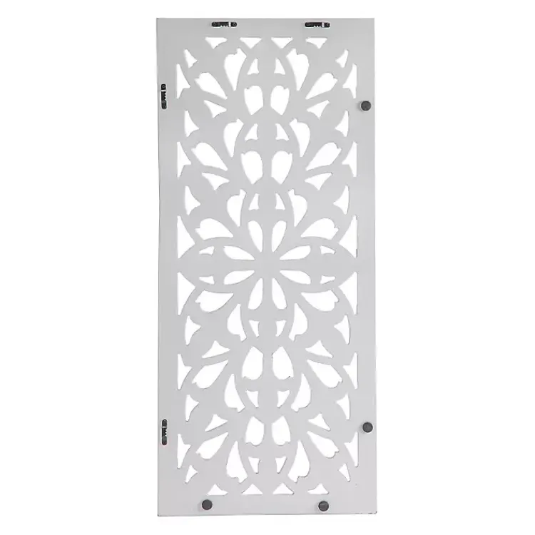 Kirklands Home Wall Plaques|Wood Medallion August Wall Plaque White