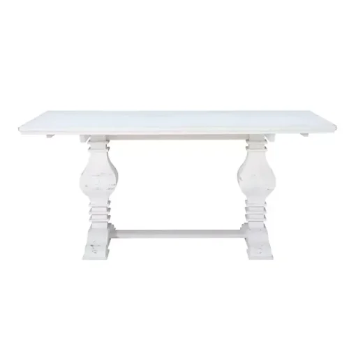 Kirklands Home Dining Tables|Wood Pedestal Dining Table White