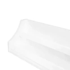 Kirklands Home Shelves|White Wood Rack Wall Bookshelves, Set of 2