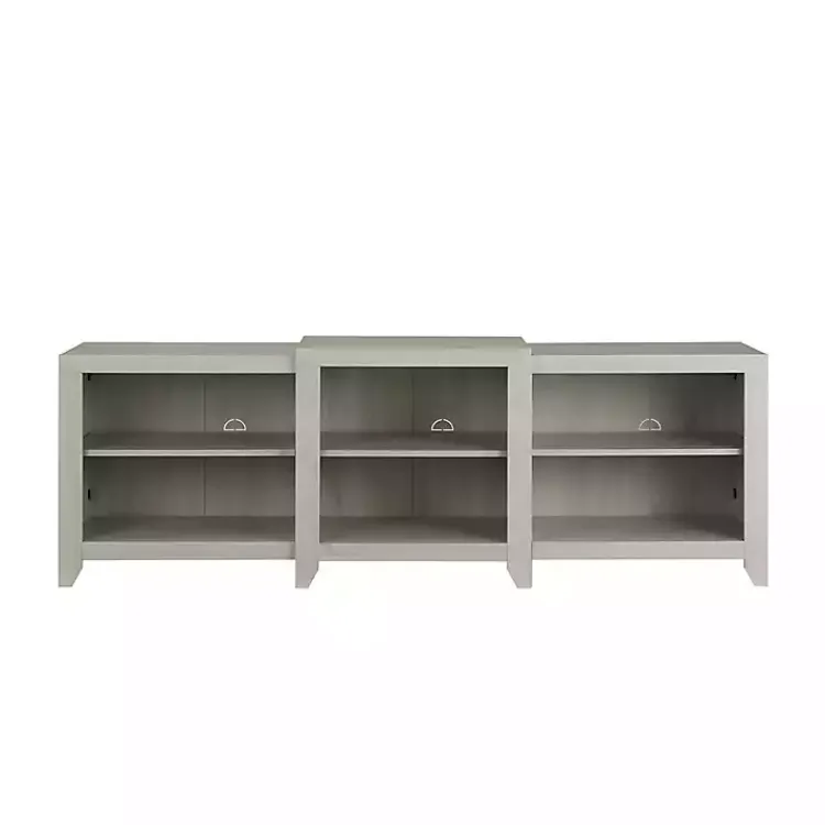 Kirklands Home Tv Stands & Media Consoles|Wood 6-Shelf Media Cabinet White