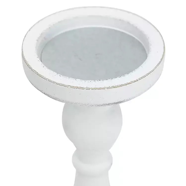 Online Wood Spindle Taper Candle Holders, Set of 5 Candle Holders