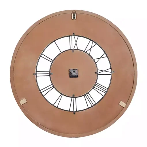 Kirklands Home Clocks|White Wood Vintage Farmhouse Clock