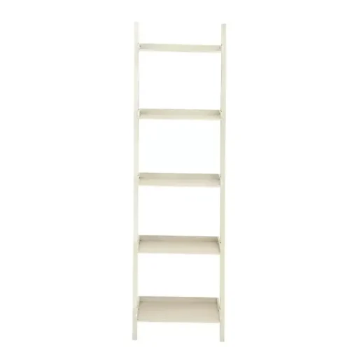 Kirklands Home Office Furniture|Wooden Leaning Shelf White