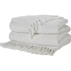 Best Woven Waffle Knit Chenille Throw Blankets & Throws
