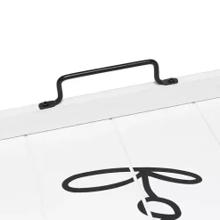 Clearance Whitewash Family Wooden Tray Decorative Trays