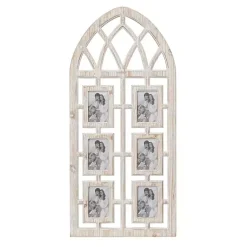 New Whitewash Window Arch 6-Opening Collage Frame Collage Frames