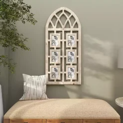 New Whitewash Window Arch 6-Opening Collage Frame Collage Frames