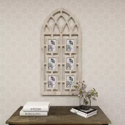 New Whitewash Window Arch 6-Opening Collage Frame Collage Frames