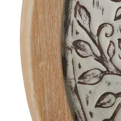 Kirklands Home Wall Plaques|Whitewashed Bronze Tree Framed Wall Plaque