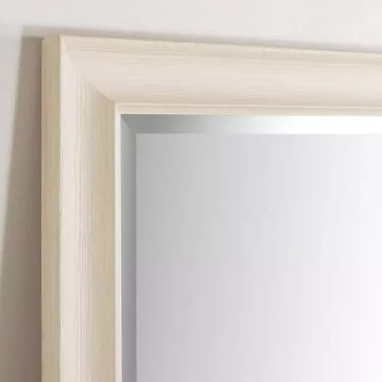 Kirklands Home Framed Mirrors|Whitewashed Scoop Maggie Profile Mirror, 28x68 in.