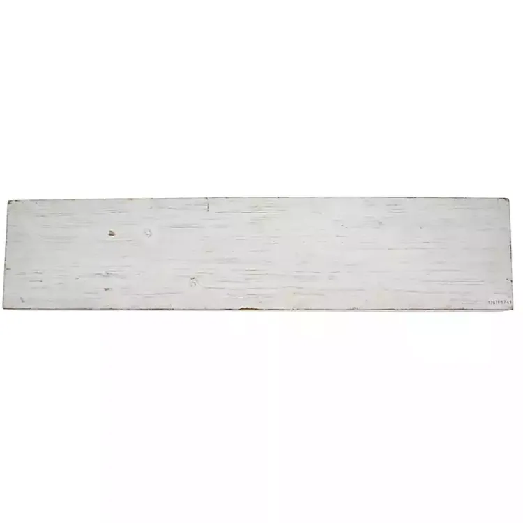 Kirklands Home Shelves|Whitewashed Wood Floating Shelf, 36 in.