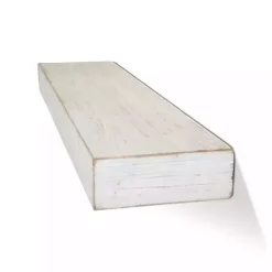 Kirklands Home Shelves|Whitewashed Wood Floating Shelf, 24 in.