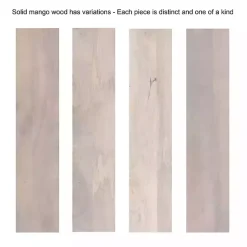 Kirklands Home Decorative Mirrors|washed Woodgrain Round Wall Mirror White