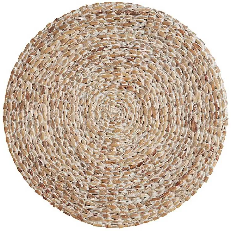 Kirklands Home Table Linens|Whitewashed Woven Rattan Placemats, Set of 4