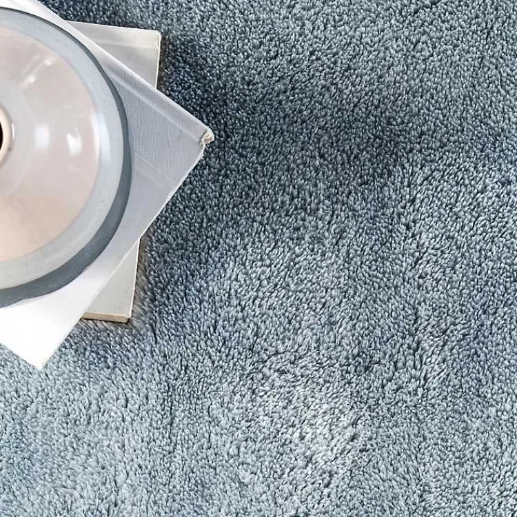 Kirklands Home Area Rugs|Whitlow Shag Washable Area Rug, 8x10 Blue