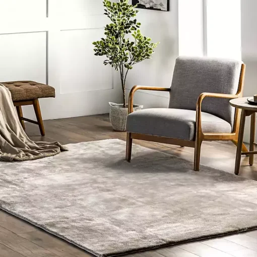 Kirklands Home Area Rugs|Whitlow Shag Washable Area Rug, 8x10 Gray