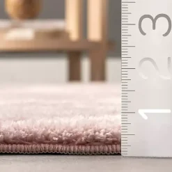Kirklands Home Area Rugs|Whitlow Shag Washable Area Rug, 6x9 Pink