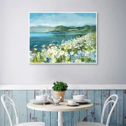 Kirklands Home Canvas Art|Wild Daisy Bay Framed Canvas Art Print