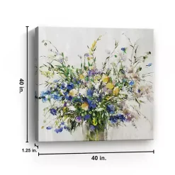 Kirklands Home Canvas Art|Wild Grown Bouquet Canvas Art Print, 40x40 in.