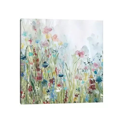 Kirklands Home Canvas Art|Wildflower Meadow Canvas Art Print Multi