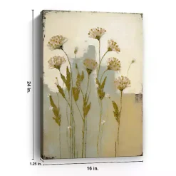 Kirklands Home Canvas Art|Wildflowers Encaustic Canvas Art Print Multi