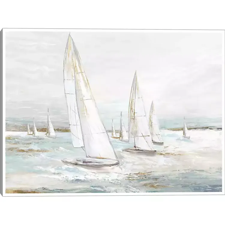 Kirklands Home Canvas Art|Windswept Sails I Framed Canvas Art Print