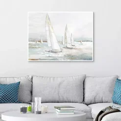 Kirklands Home Canvas Art|Windswept Sails I Framed Canvas Art Print