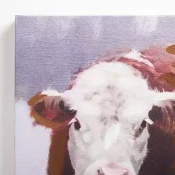 Kirklands Home Canvas Art|Winter Cows Canvas Art Print