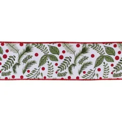 Hot Winter Foliage 10 yard Christmas Ribbon Christmas Decorations