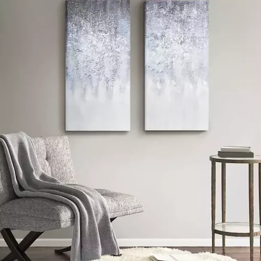 Kirklands Home Canvas Art|Winter Glaze Canvas Art Prints, Set of 2