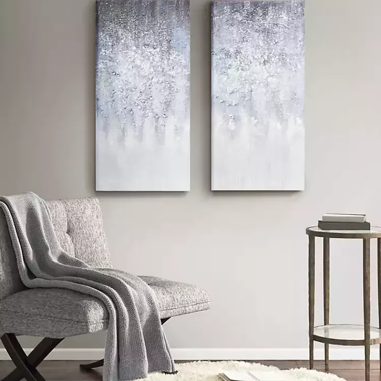 Kirklands Home Canvas Art|Winter Glaze Canvas Art Prints, Set of 2