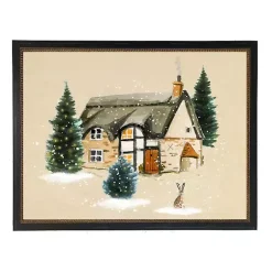 Hot Winter Home Scene II Framed Art Print Christmas Art & Wall Decor