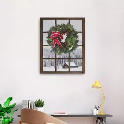 Online Winter Window Canvas Art Print Christmas Art & Wall Decor