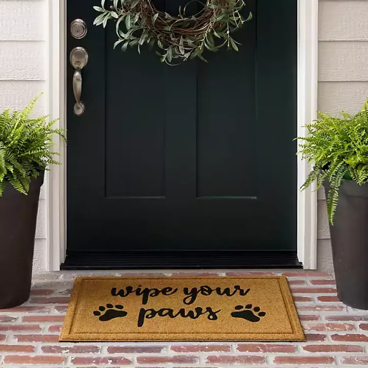 Kirklands Home Doormats|Wipe Your Paws Welcome Mat