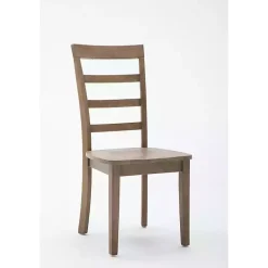 Kirklands Home Dining Chairs|Wire Brushed Natural Dining Chairs, Set of 2 Brown