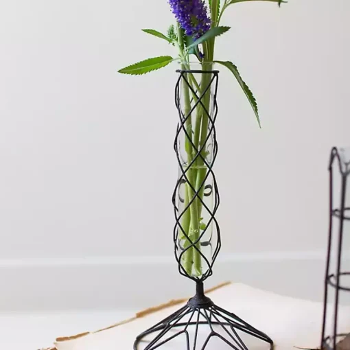 Sale Wire Wrapped Bud Vases, Set of 3 Vases
