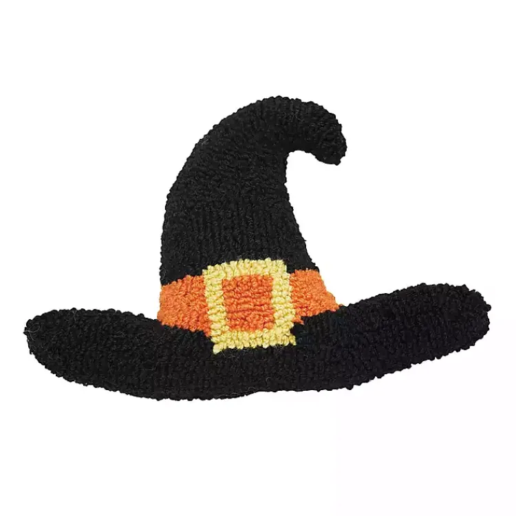 Hot Witch Hat Shaped Halloween Throw Pillow Halloween