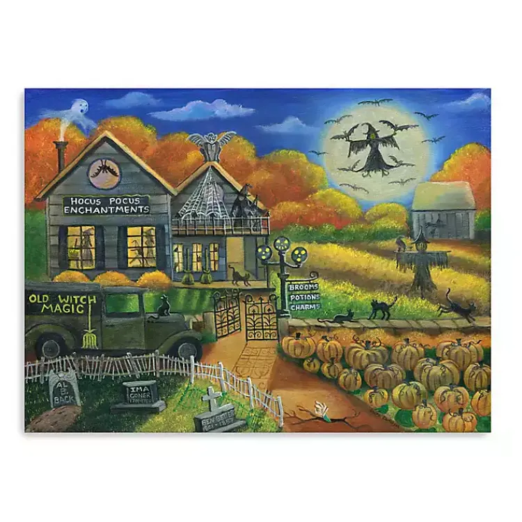 Hot Witch Magic Canvas Art Print, 18x24 Halloween