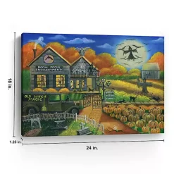 Hot Witch Magic Canvas Art Print, 18x24 Halloween