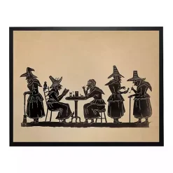 New Witch Supper Framed Halloween Wall Plaque Halloween