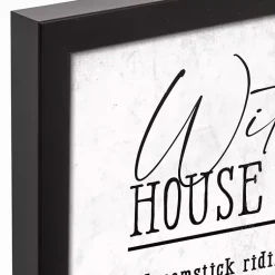 Best Witch's House Rules Halloween Wall Plaque Halloween