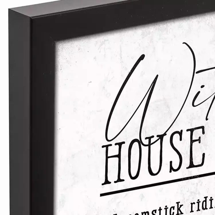 Best Witch's House Rules Halloween Wall Plaque Halloween