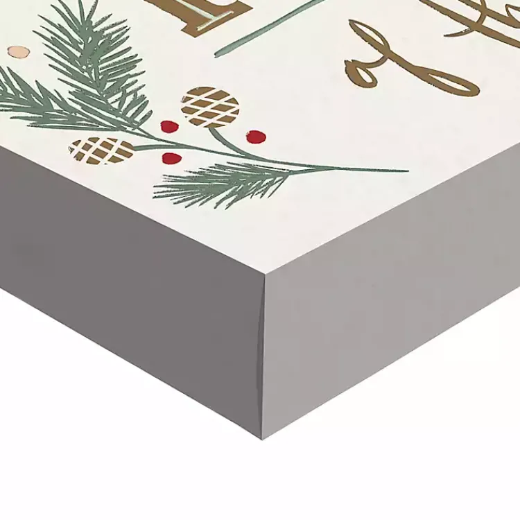 Outlet Wonderful Christmas Canvas Art Prints, Set of 4 Christmas Art & Wall Decor