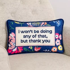 Outlet Won't Be Doing That Floral Lumbar Pillow Pillows
