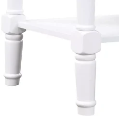 Kirklands Home Console Tables|Wood & Traditional Console Table White