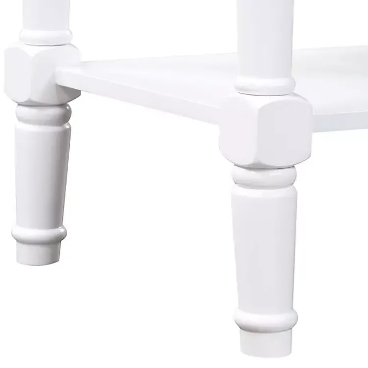 Kirklands Home Console Tables|Wood & Traditional Console Table White