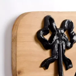 Kirklands Home Hooks|Wood and Metal Bow Wall Hooks