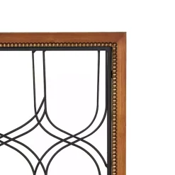 Kirklands Home Wall Plaques|Wood and Metal Wire Wall Plaques, Set of 2